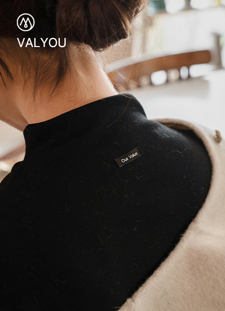 [valyou] fleece lined patch two-type T-shirt Korea