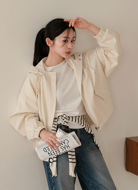 Rune Hood field jacket Jumper Korea