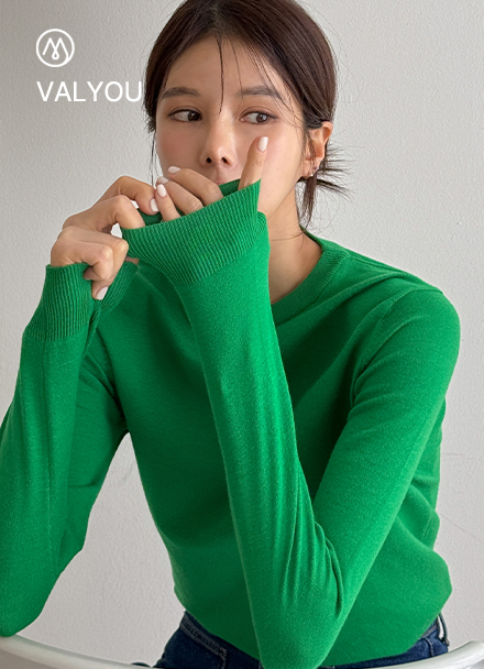 [valyou] Life Round Knitwear Korea