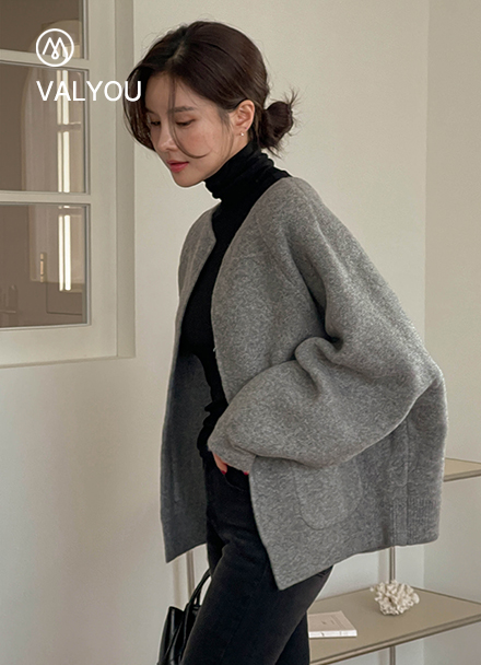 [valyou] 샤멜 Knitwear Cardigan Korea