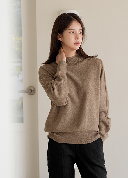 Lely Half-Turtleneck Knitwear Korea