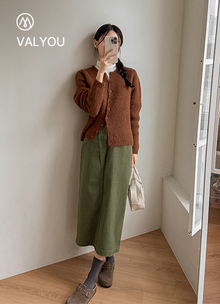 [valyou] Perfect slit cotton skirt Korea