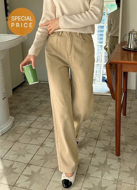 [Special Sale]Canny fleece lined Cotton Pants Korea
