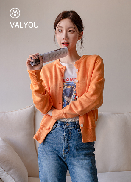 [valyou] 브라이트 코튼 Cardigan Korea