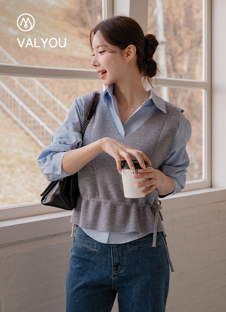 [valyou] lucy string Vest Set Korea