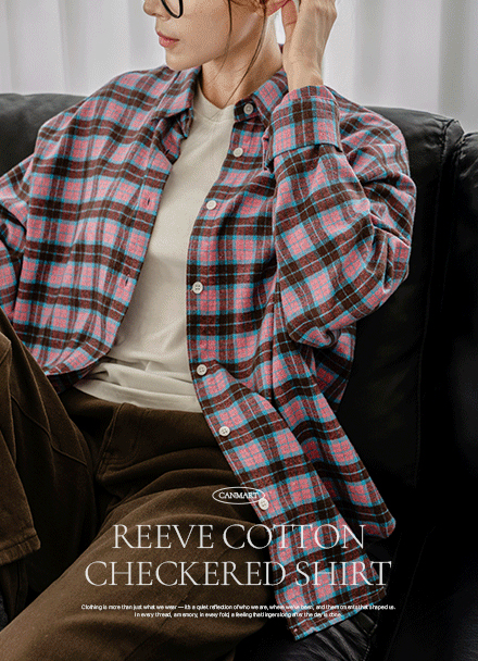 Revere Cotton Check Shirt Korea
