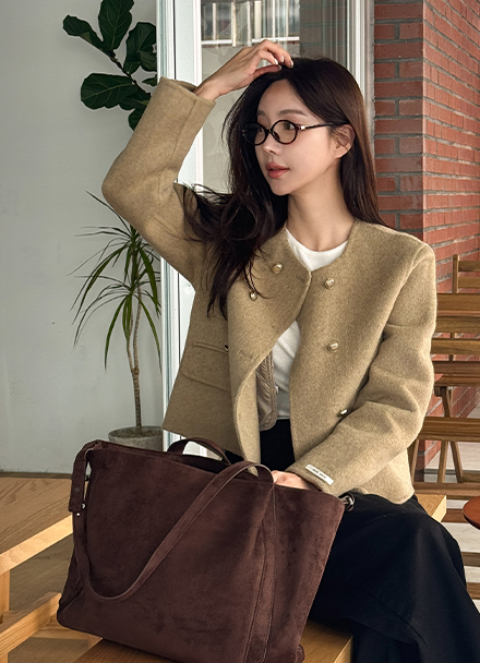 Hoshi Gold Handmade Wool Coat Korea