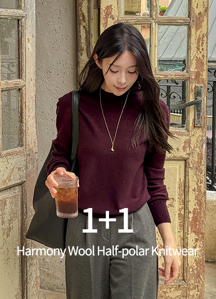 [1+1] Harmony Wool Half-polar Knitwear Korea