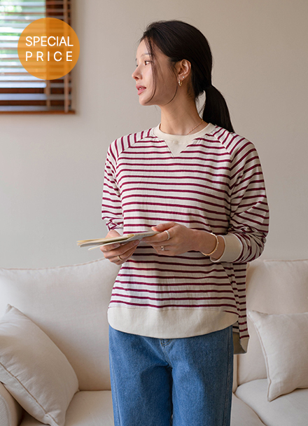 [Special Sale] 언발 2Type Long-sleeve sweatshirt Korea