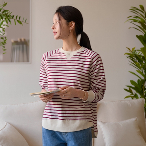 [Special Sale] Unbalanced 2Type Long-sleeve sweatshirt