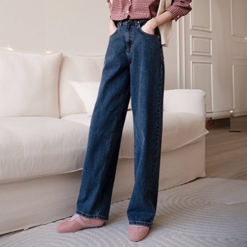 Aqua Balloon Denim Pants