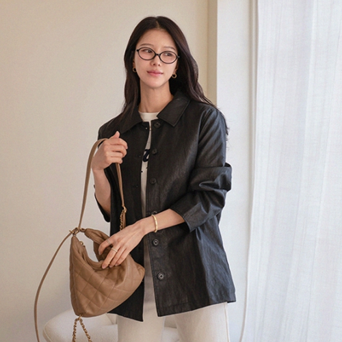 Milan Leather Belt Jacket