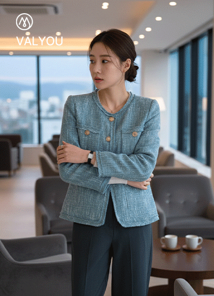 [valyou] Off Tweed Jacket Korea