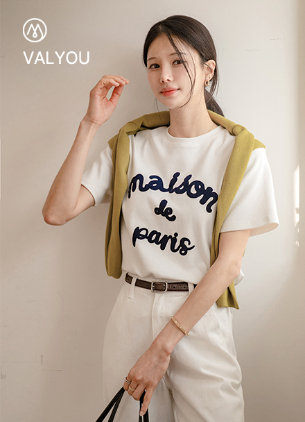 [valyou] 쫀득 메종 Short-sleeve T-shirt Korea