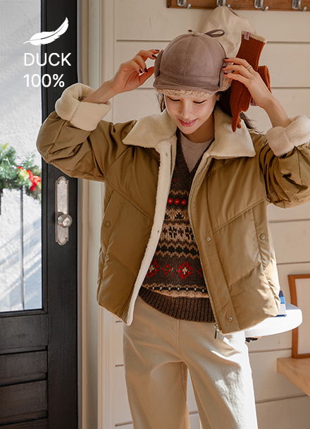 Dennis Collar Goose Down Padding Jumper Korea