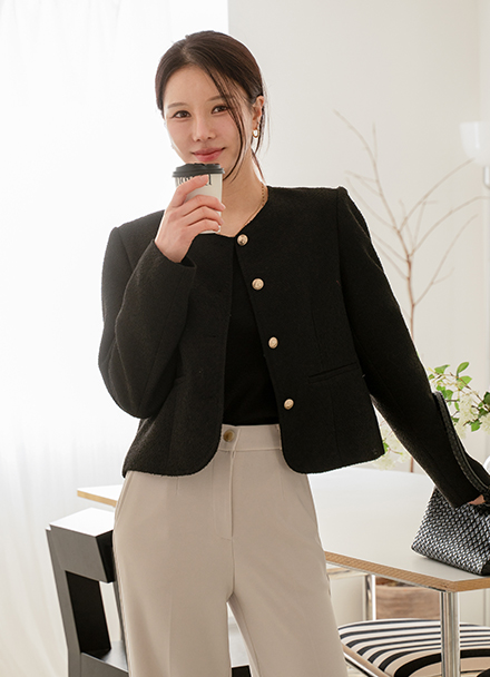 Dove Tweed Jacket Korea