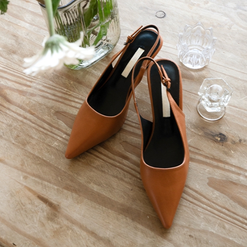 Middle Stiletto Sling Backs