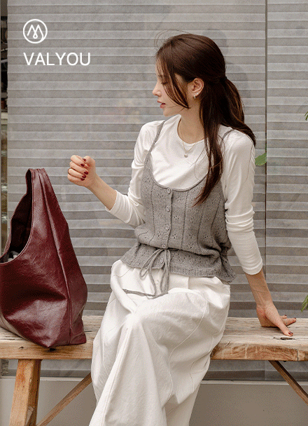 [valyou] string 뷔스티에 Knitwear Korea
