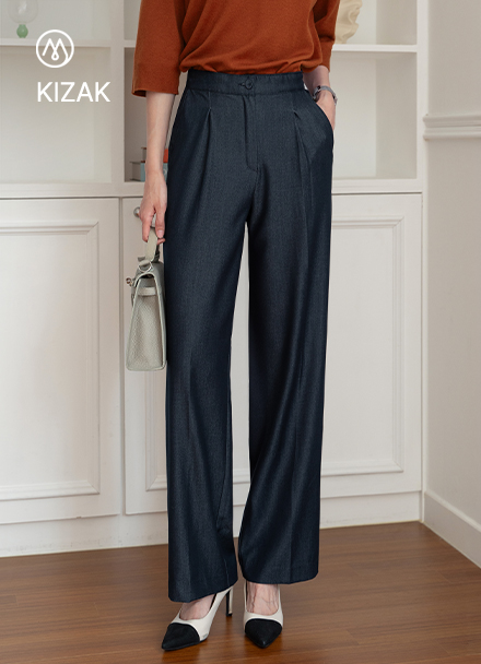 Perfect Pants 80ver (Pintuck denim slacks) Korea