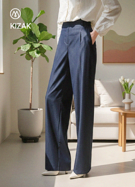 Perfect Pants 81ver (one-pin tuck denim slacks) Korea