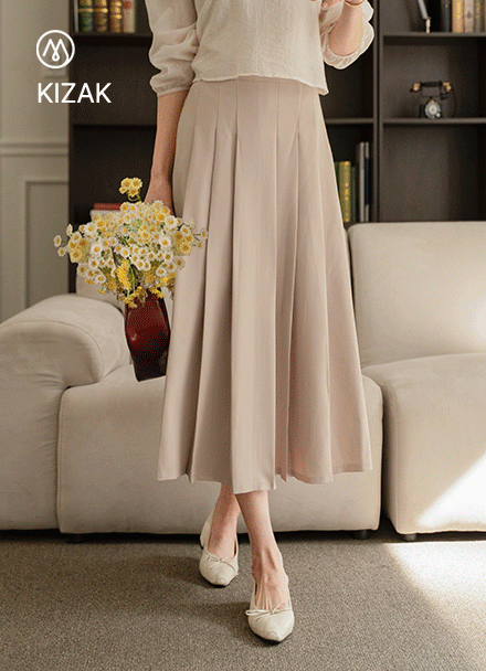 키작아도 에이 Pleats Skirt(Spring) Korea