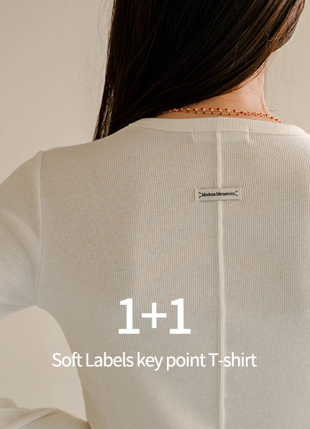 [1+1] Soft Labels key point T-shirt Korea