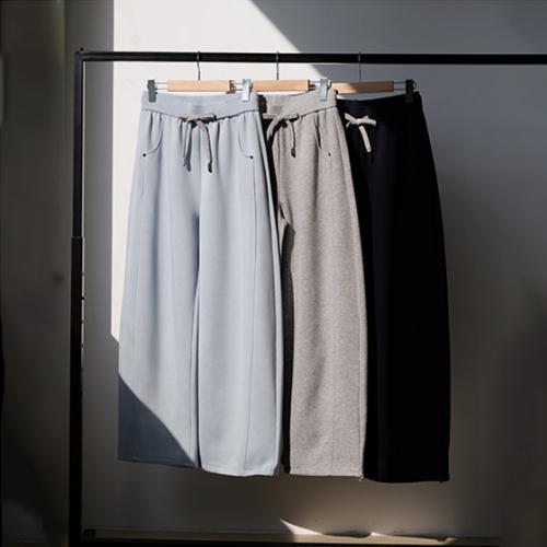 String Curve Two-way Banding Pants