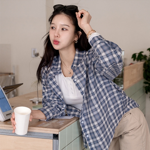 Honey Loose Fit Check Shirt