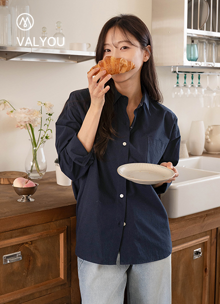 [valyou] Metal Logo Standard Shirt Korea