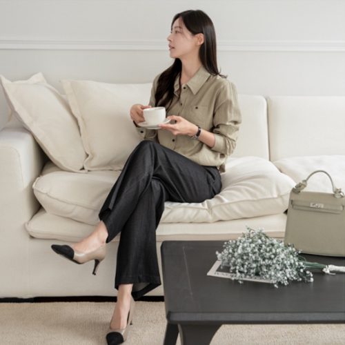 [valyou] 밑단 string 포켓 Shirt