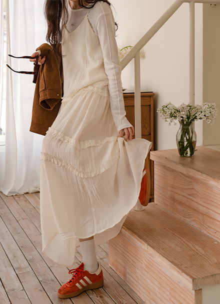 Wear Frill Cancan String Dress Korea