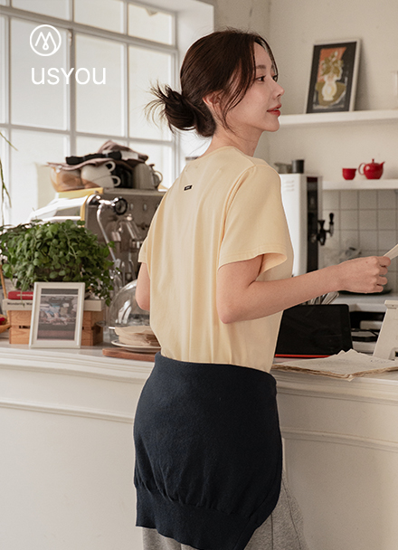 [USYOU] Signature Modal T-shirt Korea