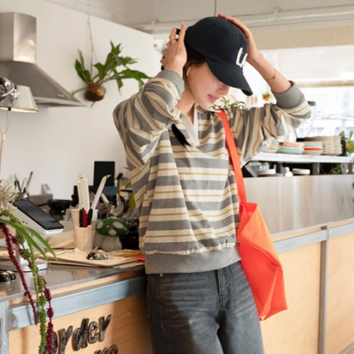 Tom Stripe V Sweatshirt