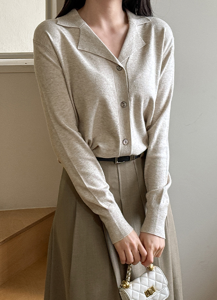 Brit Collar Cardigan Korea