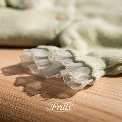 From Frill Layered Cardigan