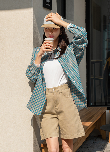 Wear Me Check Shirt Korea