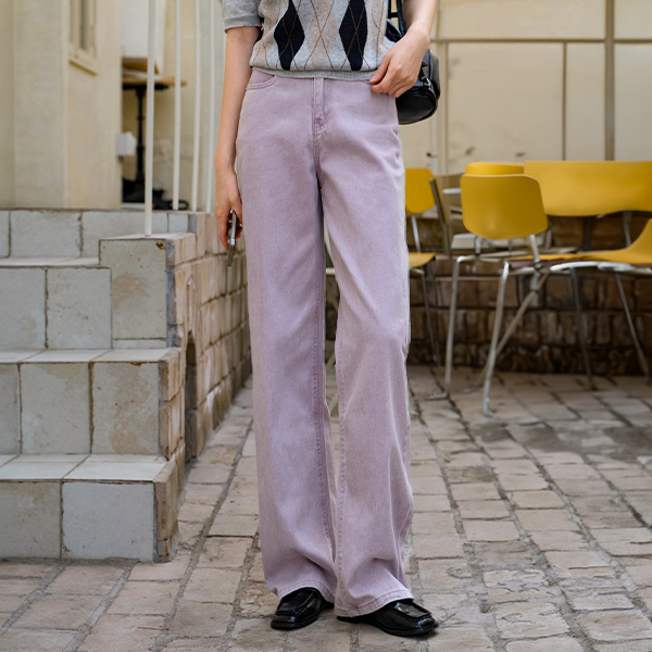 [Special Sale] Soft Color Cotton Wide Pants