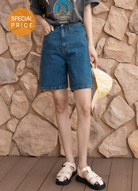 [Special Sale] light Denim Shorts Korea