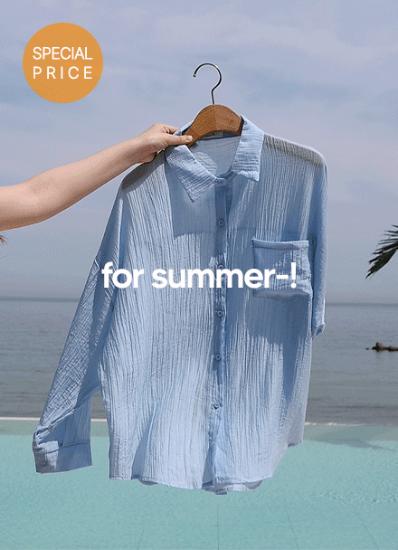 [Special Sale] Summer Slosh Pocket Shirt Korea