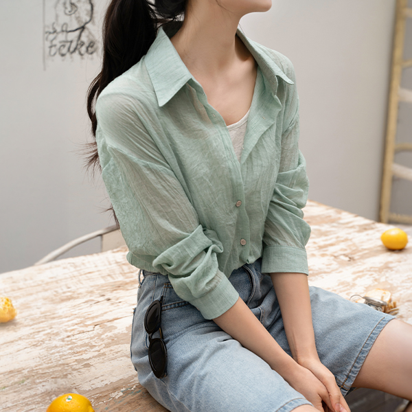 [Special Sale] Ilio Linen Shirt Sleeveless shirts Set
