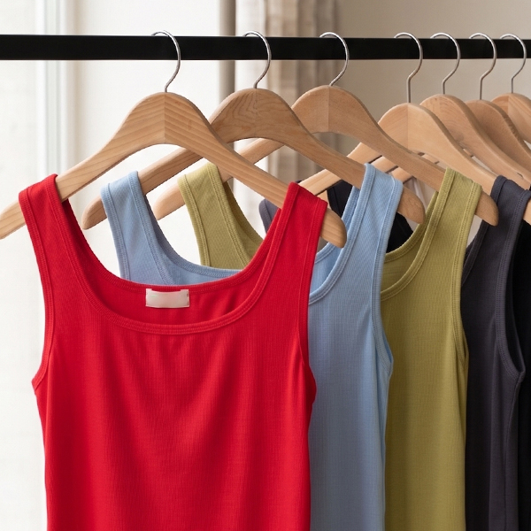 [Special Sale] Span Chewy Vivid Sleeveless shirts