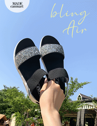 [MADE] Bling air cushioning sandals MA06105 Korea