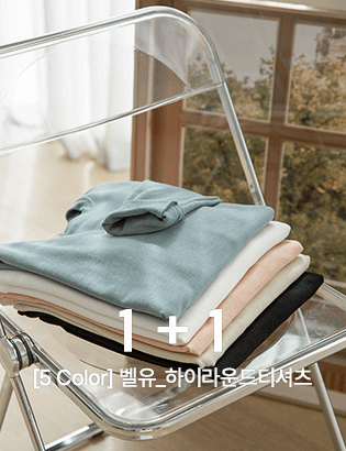 [1+1]valyou_High-round T-shirt MA09274 Korea