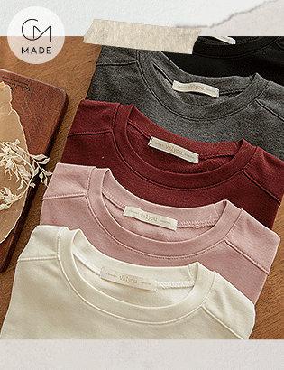 valyou_Soft fleece-lined T-shirt MA12291 Korea