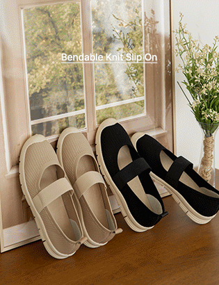 Moss banding knit slip-on C050992 Korea