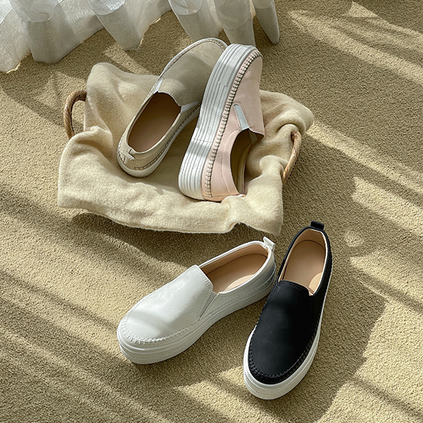 Basic stitch whole heel slip-on C101958