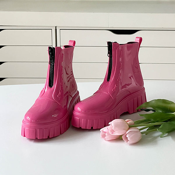Cain Zipper Rain Boots