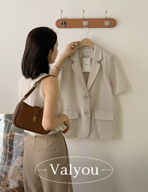 valyou_Short-sleeved trendy jacket Korea