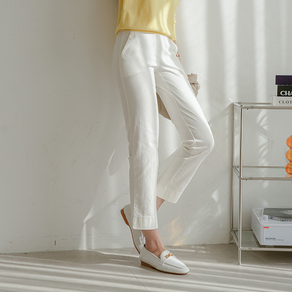 Toy cut button cotton pants C030334