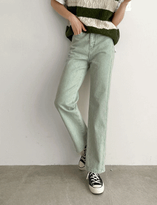 Pig semi-wide pants C013037 Korea
